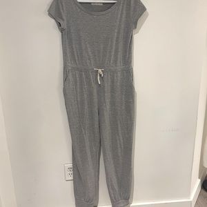 Luna grey sweatpants jumpsuit, size L